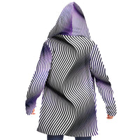 Purple Drift Microfleece Cloak