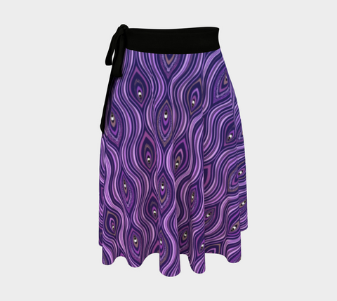 Giddy Plume Wrap Skirt