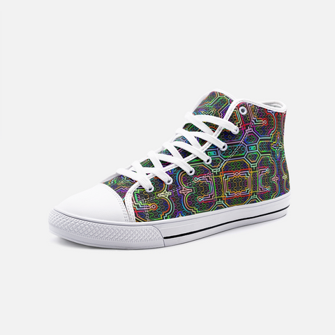 Aya Unisex High Top Canvas Shoes