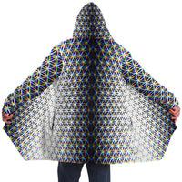 Chromatic Flower Micro Fleece Hood