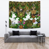 Garden of Delights Artwork Tapestry