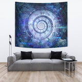 Clockwork Cosmos Artwork Tapestry