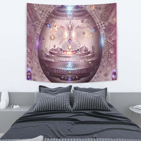 Cosmic Egg Artwork Tapestry