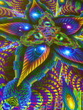 <transcy>Tapisserie Lycra / Toile de fond &quot;Cerebral Bloom&quot;</transcy>