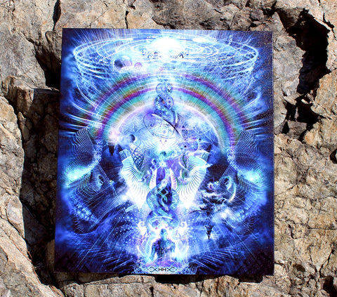 Cosmic Ascension Stretched Canvas Print
