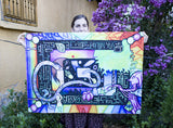Lycra Tapestry of "Cosmic Game"