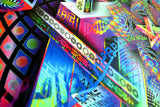 UV Active NEON Lycra Tapestry / Backdrop of Hyperdimensional Harmonics