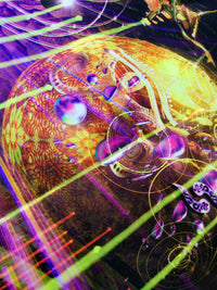 <transcy>Tapisserie Lycra / Toile de fond de "Symbiose Sacrée"</transcy>