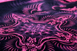 UV Active Neon Fleece Blanket of "Sol Invictus" - Cozy & Lightweight