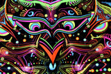 UV Active NEON Lycra Tapestry / Backdrop - Starseer