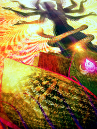 Lycra Tapestry / Backdrop of Temple of Scintillating Sights