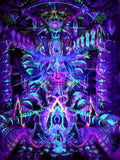 UV Active NEON Lycra Tapestry / Backdrop - The Spice Must Flow