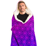 Sacral Bloom Hooded Blanket