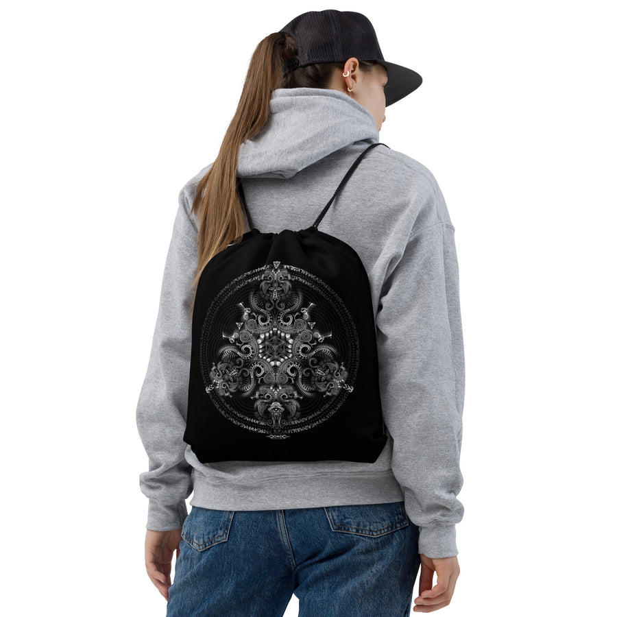 Triton's Compass Drawstring bag