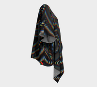 Waveform Draped Kimono