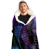 Luminous Presence Hooded Blanket