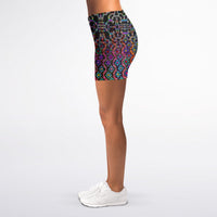 Prismatic Rainbow Legging Shorts