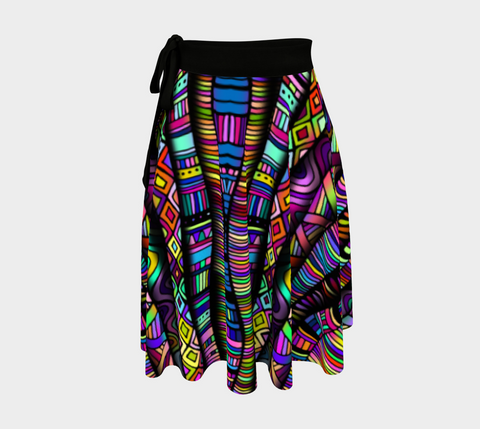 Rainbow Tribe Wrap Skirt
