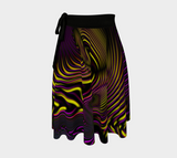 Velvet Wave Wrap Skirt