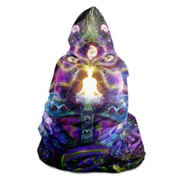 Union of Opposites Hooded Blanket
