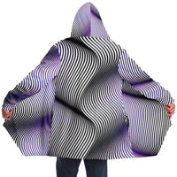 Purple Drift Microfleece Cloak