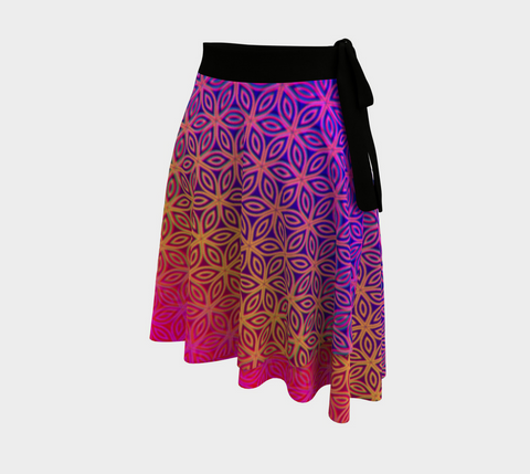 Sacral Bloom Wrap Skirt