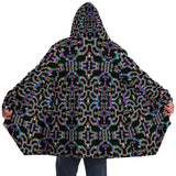 Prismatic Grid Micro Fleece Cloak