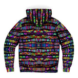 Rainbow Tribe Microfleece Zip-up Hoodie