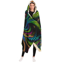 Primordial Presence Hooded Blanket
