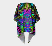 Primordial Draped Kimono