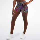 Prismatic Rainbow Legging Shorts