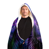 Luminous Presence Hooded Blanket