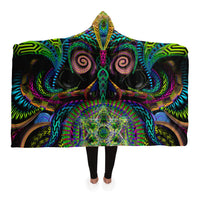 Primordial Presence Hooded Blanket