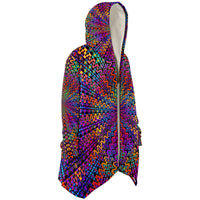 Rainbow Flow Micro Fleece Cloak