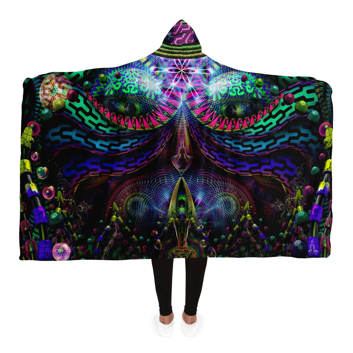 Primordial Playroom Hooded Blanket