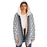 Chromatic Flower Micro Fleece Hood