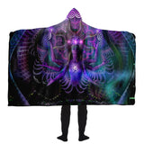 Luminous Presence Hooded Blanket