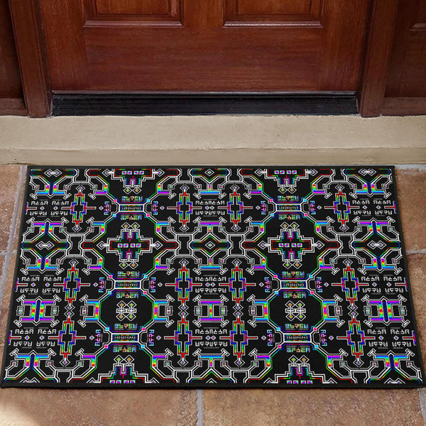 Prismatic Grid Doormat