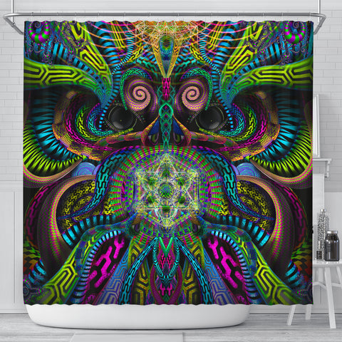 Primordial Presence Shower Curtain
