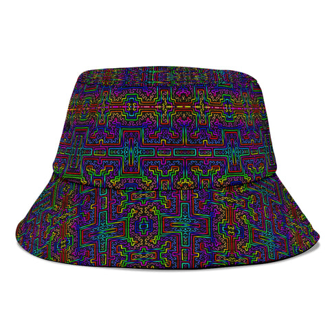 Prismatic Overlay Bucket Hat