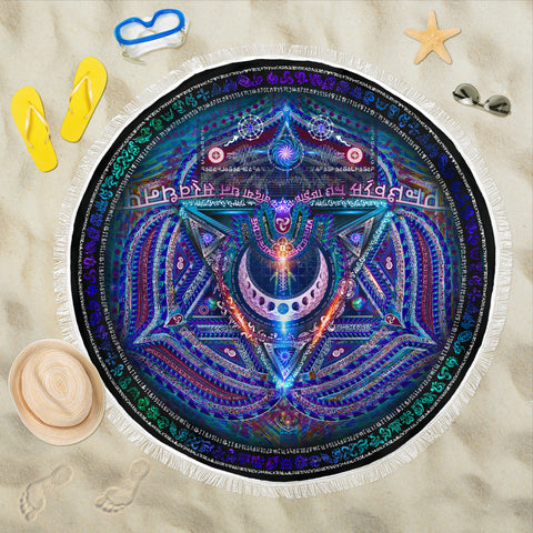 Vishuddha | Throat Chakra Beach Towel