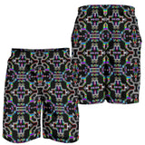 Prismatic Grid Men's Shorts