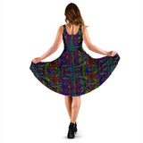 Prismatic Overlay Women's Dress