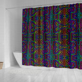 Prismatic Overlay Shower Curtain