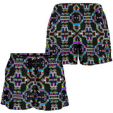 Prismatic Grid Women's Shorts