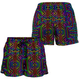 Prismatic Overlay Women's Shorts