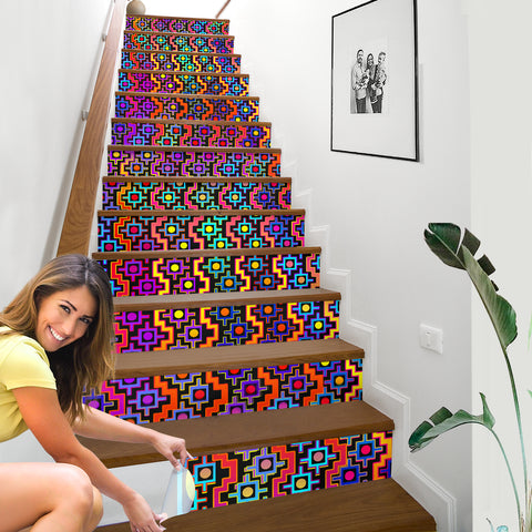Rainbow Healing Stair Stickers