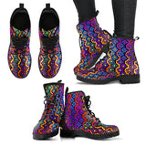 Rainbow Healing Leather Boots