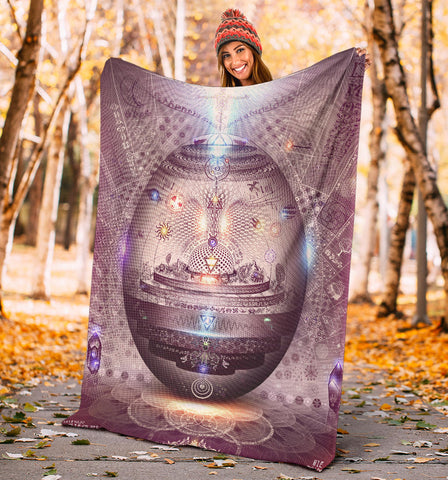 Cosmic Egg Micro Fleece Blanket