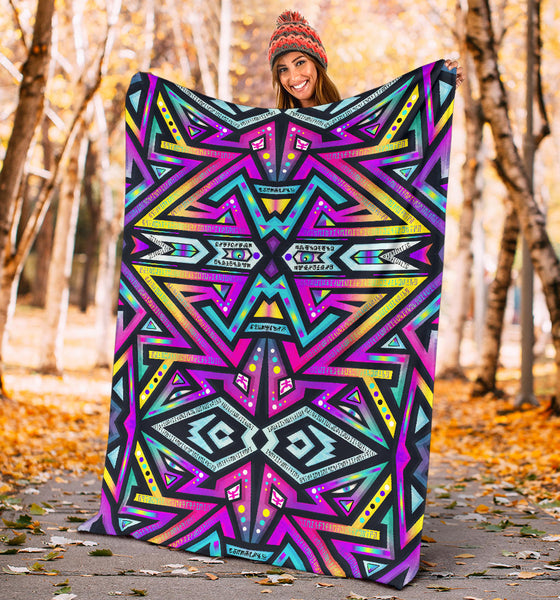 Mystic Mandala Micro Fleece Blanket